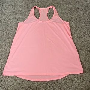 Coral workout tank top